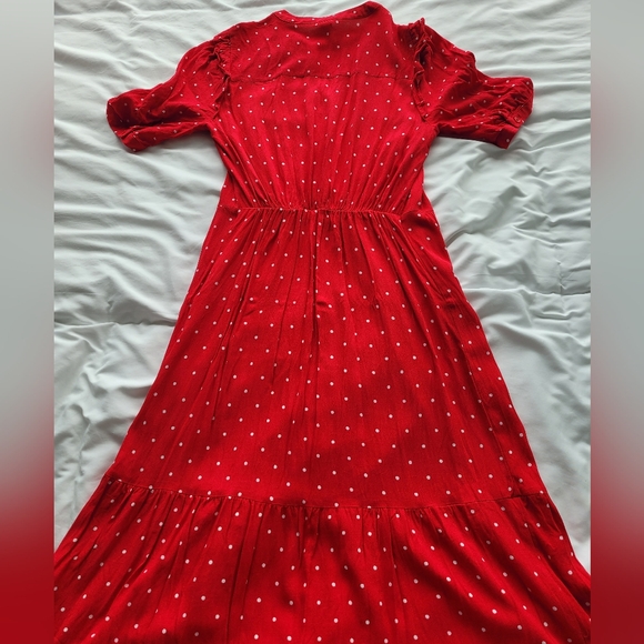 Midi polka dot dress, size XS - Picture 12 of 13